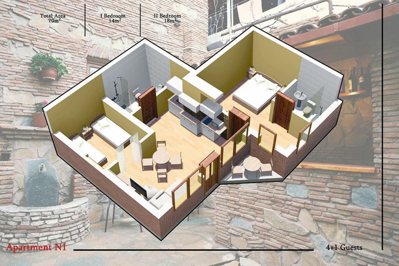 Apart Hotel With Wine Cellar - Old Tbilisi 1897 외부 사진